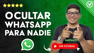 Cómo OCULTAR WHATSAPP para NADIE LEA tus Conversaciones  🔒 Conversaciones Privadas 🔒 [upl. by Tildie534]