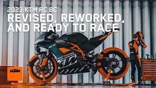 The 2023 KTM RC 8C – revised reworked and READY TO RACE  KTM [upl. by Ornstead]