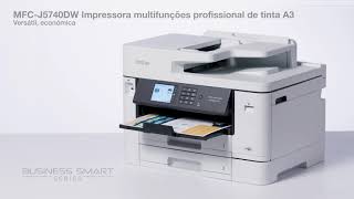 Brother MFCJ5740DW – Impressora multifunções tinta A4A3 [upl. by Wexler]