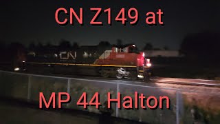 CN Z149 at MP 44 CN Halton Subdivision • September 19 2024 [upl. by Misti]