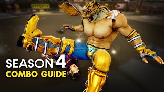 TEKKEN 7  King Combo Guide Season 4 [upl. by Yonina]