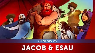 Jacob and Esau  Genesis 25  Bible Story and Sunday School Lesson for kids  Sharefaithkidscom [upl. by Anyrtak]