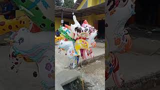 sholawat badar  balon terbang mutermuter balloons balon balonkarakter [upl. by Edy]