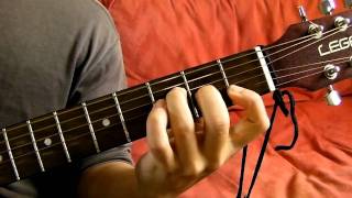 C G Am F Guitar Chord Progression Demonstration [upl. by Woodson]