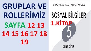 5 Sınıf Sosyal Bilgiler Ders Kitabı 1KİTAP Cevapları Sayfa 12 13 14 15 16 17 18 19 Meb 20242025 [upl. by Leidag943]