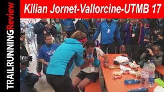 Kilian Jornet  Vallorcine  UTMB 2017 [upl. by Peery322]