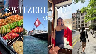 SWITZERLAND TRAVEL VLOG  Chocolate factory exploring Geneva and Montreux food spots solo travel [upl. by Etteloc]