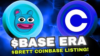 BRETT  THE BASE ERA IS HERE BRETT COINBASE LISTING COMING SOON [upl. by Shelton158]