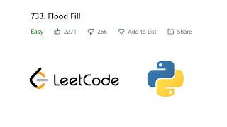 Flood Fill Leetcode Python Love Babbar DSA Cracker Sheet [upl. by Kippar]