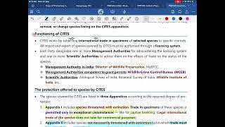 Wildlife conservation L1 PMF IAS ENVIRONMENT [upl. by Esiole]