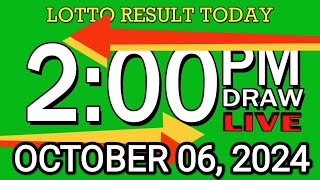 LIVE 2PM LOTTO RESULT TODAY OCT 06 2024 2D3DLotto 2pmlottoresultoctober062024 swer3result [upl. by Guilbert]