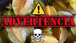 ⚠ ADVERTENCIA ☠ Averrhoa carambola fruto en forma de estrella fruta de estrella tapio [upl. by Felisha]