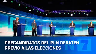 Precandidatos del PLN debaten previo a las elecciones del partido  Jueves 03 Junio 2021 [upl. by Anitsrhc]