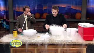 Dry Ice Crystal Bubble  Cool Science Experiment [upl. by Treblah]