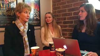 Jenny Seagrove and Clare Lousie Connolly from The Exorcist interview at The Theatre Cafe [upl. by Hollie]