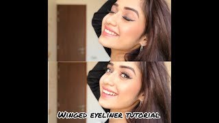 Winged Eyeliner Tutorial  Jannat Zubair Rahmani [upl. by Selma753]