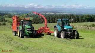 Fell Silage  with Trailed Forage Harvester [upl. by Fidellas]