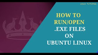 How to RunOpen exe Files in Ubuntu Linux  Run executable Files on Ubuntu [upl. by Enytnoel497]