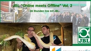 24 Stunden live mit JBL  Blick hinter die Kulissen  aufTour  Meerwasser Live TV [upl. by Hnilym]