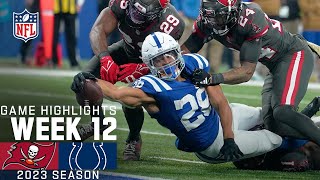 Tampa Bay Buccaneers vs Indianapolis Colts Game Highlights  NFL 2023 Week 12 [upl. by Ecirtaeb]