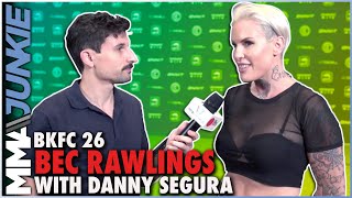 Bec Rawlings calls out Paige VanZant She beat me with a lucky kick [upl. by Akeit]