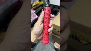 Contoh pemasangan Replacement Grip Tebal Tulang dijadikan Overgrip  Pelapis  Tebal  Empuk [upl. by Nylloh]