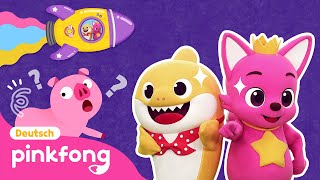 Wo ist mein Schwänzchen 🐽  Dance AbenteuerㅣBaby Shark DeutschㅣPinkfong Baby Hai Kinderlieder [upl. by Nanette140]