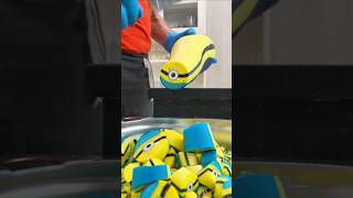 1 MILLION MinionShaped Hard Candy Challenge CUTE amp Delicious [upl. by Adnovay]