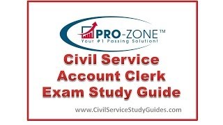 Civil Service Account Clerk Exam Study Guide [upl. by Geldens659]