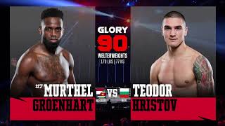 GLORY 90 Teodor Hristov vs Murthel Groenhart  Full Fight [upl. by Barbra890]