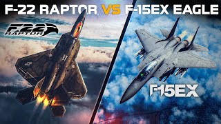 F22 Raptor Vs F15EX Eagle  Behind Enemy Lines  Digital Combat Simulator  DCS [upl. by Blen]