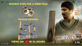 83 Movie Trailer in Hindi  Trending video [upl. by Norraj457]