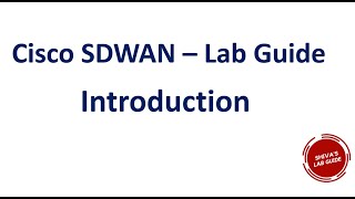 Introduction to Cisco SDWAN lab guide [upl. by Artinad]