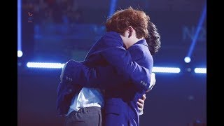 Kim Mingyu and Song Hyeongjun Produce X 101 cute moments Part 2  Soulmate  송형준스타쉽 and 김민규젤리피쉬 [upl. by Ateerys]