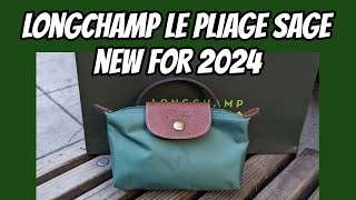 Longchamp Le Pliage Sage  New for 2024  Review [upl. by Anihcak967]