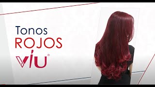 ❤ ¿Buscas un tono rojo intenso Encuéntralo en la Gama Premium VIU l Decolorante VIU Fórmula 12 [upl. by Enirahtak]