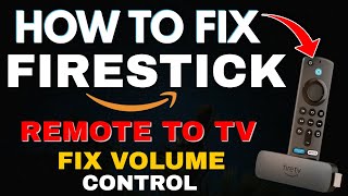 How to FIX FIRE STICK Remote TV CONNECTION including volume control [upl. by Ynoffit]