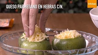 Receta de zapallitos rellenos de carne y mozzarella  Alicante Sabores Naturales [upl. by Winther]