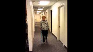 Walking Day 1 vs Week 4 in a pt with Parkinsons Disease Huntington Physical Therapy HPT 25703 [upl. by Idieh]