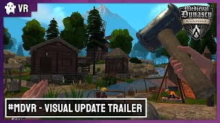 Medieval Dynasty New Settlement  Update Trailer  Meta Quest Platform [upl. by Elbys]