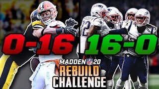 016 to 160 Rebuilding Challenge in Madden 20 [upl. by Demmahum]