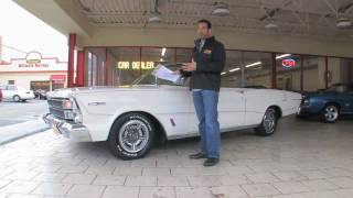 1966 Galaxie 500 Convertible for sale with test drive driving sounds and walk through video [upl. by Suckow]