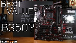 Asus Prime B350 Plus Review  Best value B350 motherboard [upl. by Eenalem587]