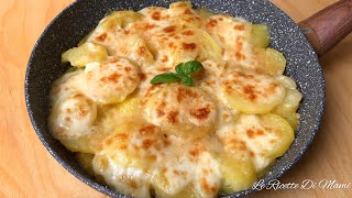 PATATE ALLA SAVOIARDA IN PADELLA Cremose Facili e Veloci da Fare  Ricetta Piemontese [upl. by Alomeda709]