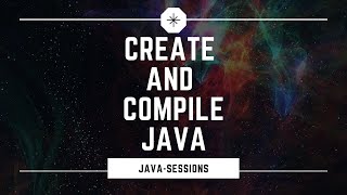 How to CREATE your first JAVA program Without an IDE [upl. by Reinald]