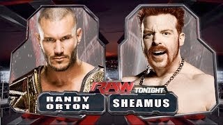 WWE RAW 2014  Randy Orton vs Sheamus  Full Match HD [upl. by Latisha]