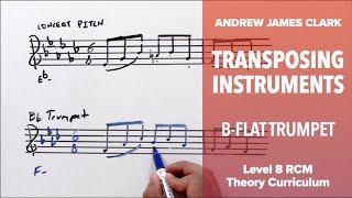 Transposing Instruments Music Theory RCM Level 8 23 [upl. by Aniv]