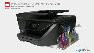 HP OfficeJet Pro 6950 6960 6970 Modify to CISS  HP 905 902 903 904 [upl. by Yesteb985]