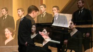 CWU Chamber ChoirGjeilo quotUbi Caritasquot with piano improv [upl. by Ardnatal165]