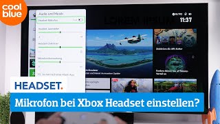 Wie stellst du das Mikrofon deines Xbox Series XS Headsets ein [upl. by Hike898]